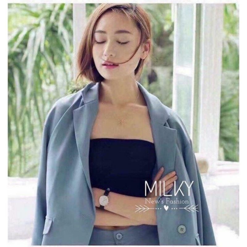 Áo ống croptop ôm KO MOD co giãn mạnh PCC