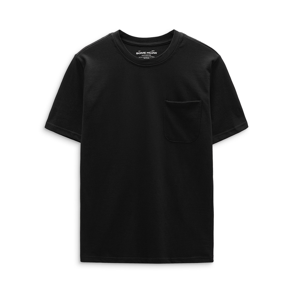 Áo Thun Nam Lil Pocket Essential C5 , Chất Vải Cotton 2 chiều , AT011523,SOMEHOW