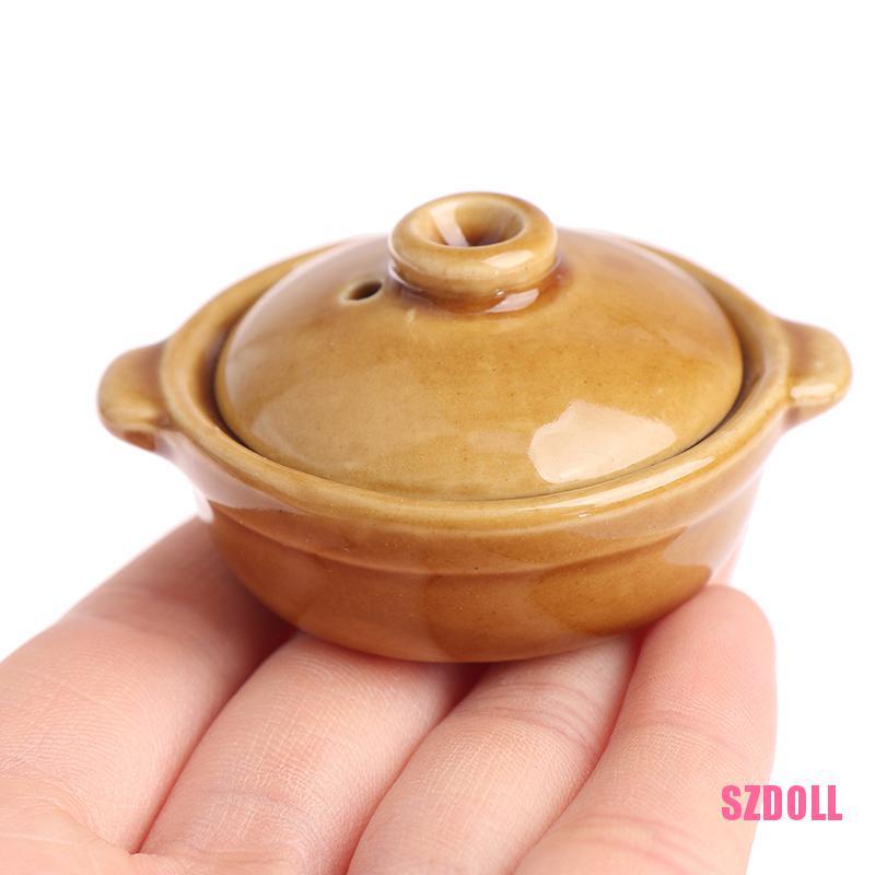 Mô Hình Nồi Chảo Nồi Chảo Đồ Dùng Nhà Bếp Thu Nhỏ Dành Cho Nhà Búp Bê DOM