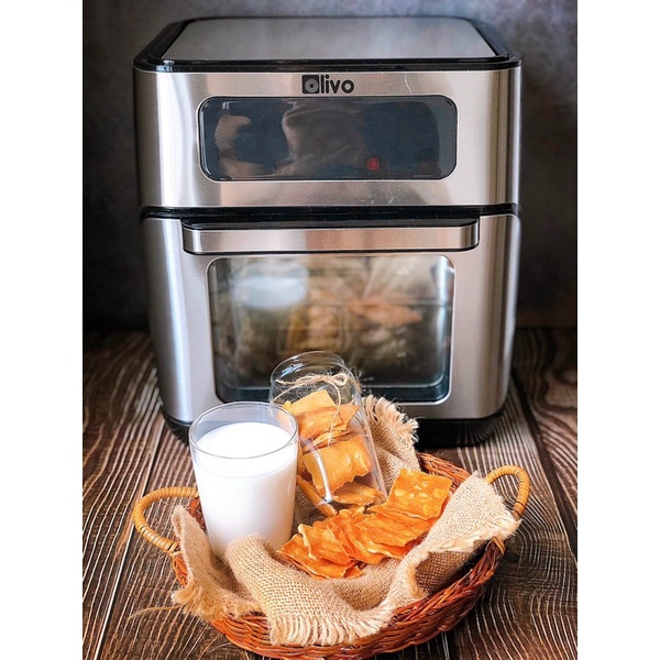Nồi Chiên Không Dầu Olivo AF12🔥Bảo hành 24 tháng🔥 Dung tích 12 lít🔥 Công suất 1800W