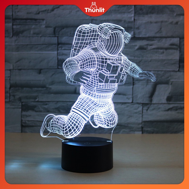 Đèn ngủ Thunlit hình phi hành gia nhiều màu sắc ổ cắm USB