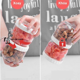 Bộ 4 hộp nhựa Interlock của Lock&Lock (2x1L,2x500ml)