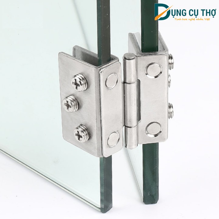 Bản lề cửa kính inox