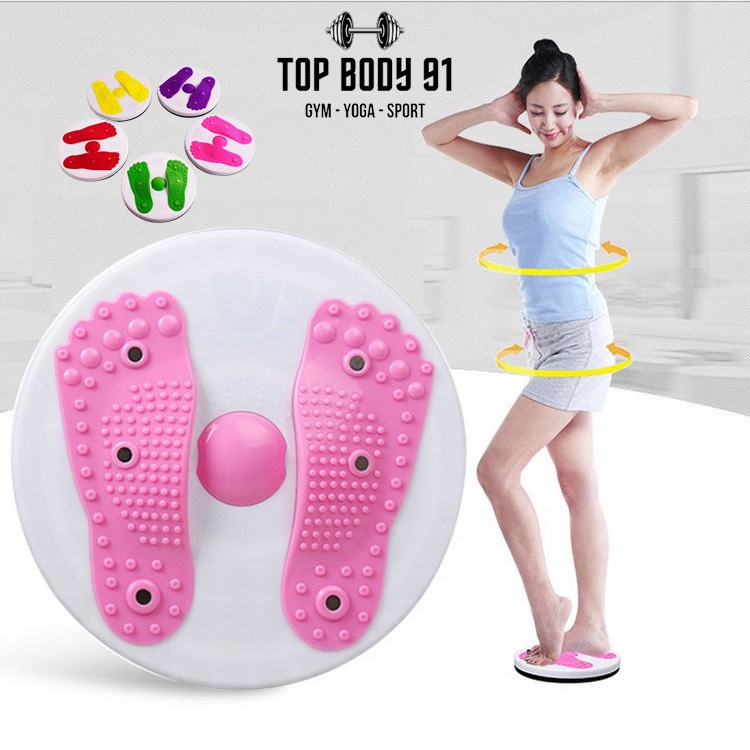 Bàn Chân Xoay Lắc Tập Eo 360 Độ Hình Càn Chân, Xoay Eo Tập Cơ Bụng Tại Nhà