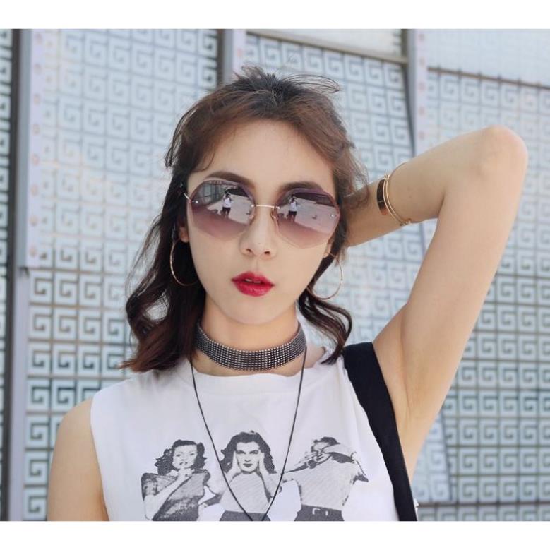 Kính mắt nữ ulzzang thời trang hàn quốc ❤️FREESHIP❤️ kính râm sành điệu cao cấp D14