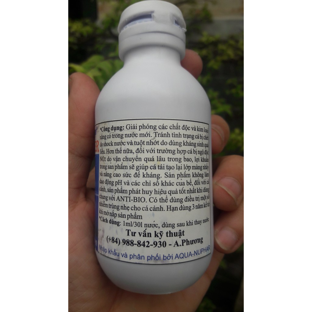 Liquid Bacter - Thuốc đặc biệt dùng để xử lí nước - khử độc nước - chống sốc khi thả cá mới về