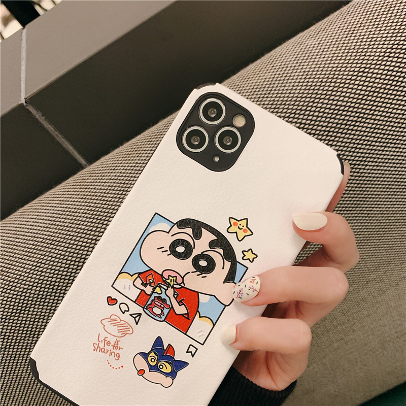 ốp điện thoại Silicone Họa Tiết Cậu Bé Shin Dễ Thương Cho Iphone 12 11 Pro Max X Xr 6 7 8 6s Plus Xs Max Shin-Chan | BigBuy360 - bigbuy360.vn