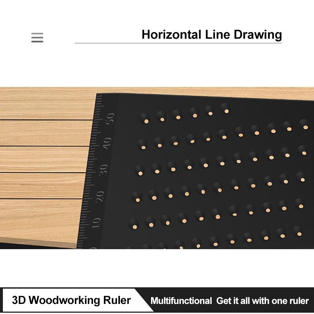 Thước Đo Góc 3D 45 + 90 Độ Hình Chữ T Chuyên Dụng Cho Làm Mộc