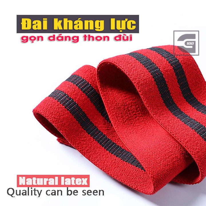 Đai đàn hồi bản rộng kháng lực tập gym