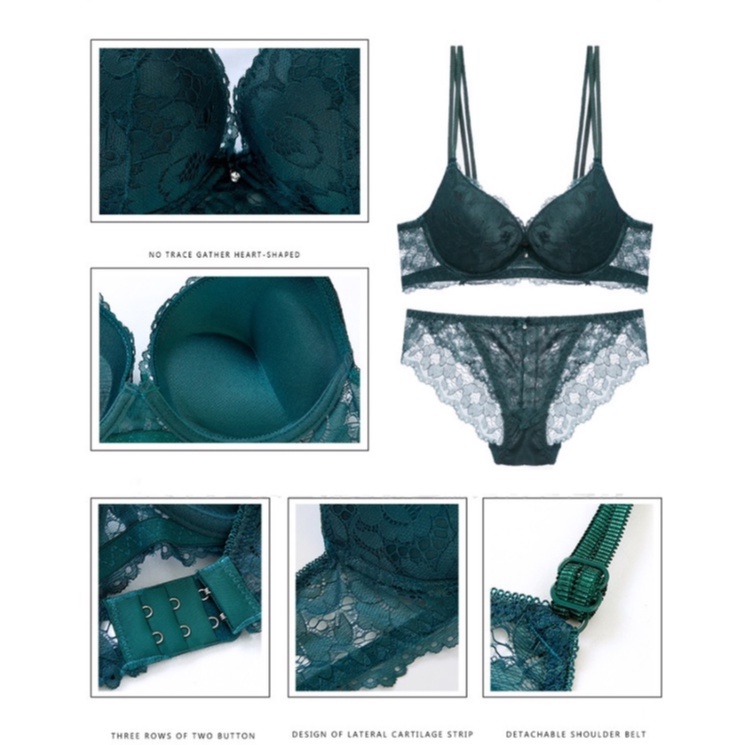 Bộ đồ lót nữ ren nâng ngực cao cấp, trẻ trung (MS 07002) Anna Shop