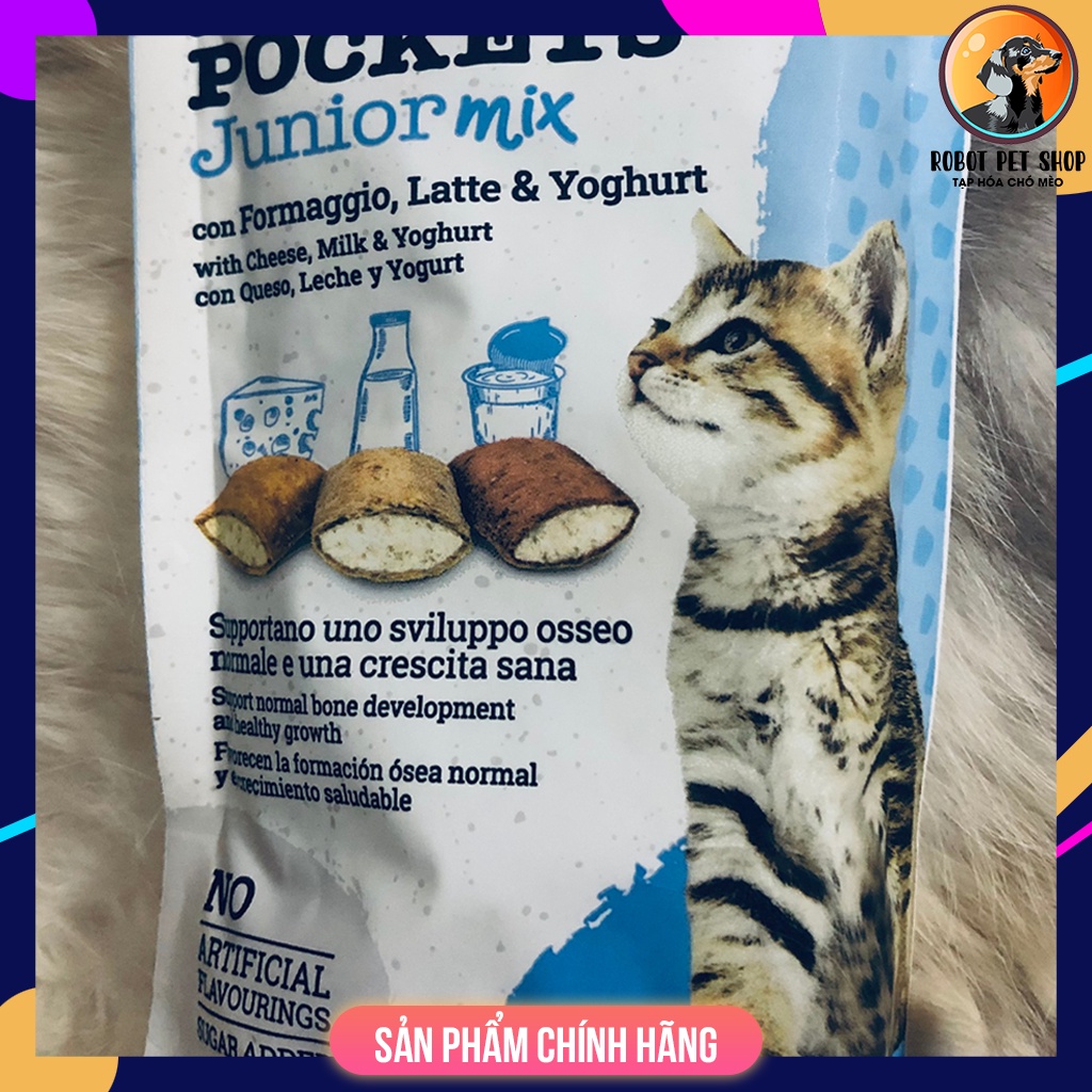 60g Bánh thưởng cho mèo - GimCat Nutri Pockets