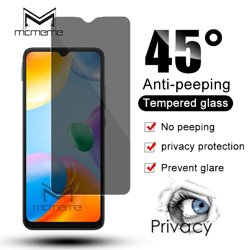 Kính cường lực bảo vệ màn hình điện thoại chống nhìn trộm cho XiAOMi Redmi 12 12C Note 12 12s A2+ A1 10 5G 10C 10A 9C 9T NOTE 11 11S 10S 9 9S 8 7 PRO MAX 5G 4G
