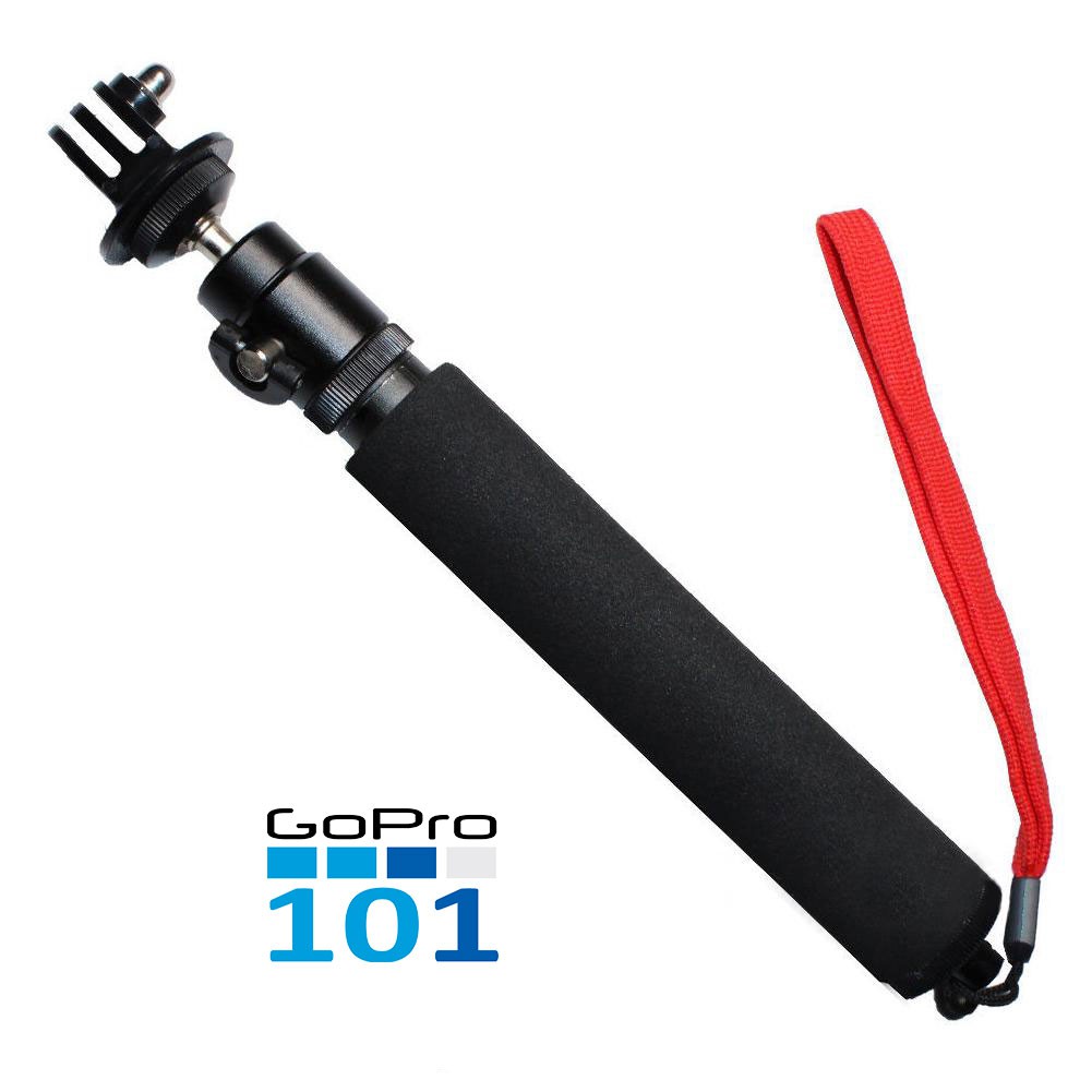 Gậy tự sướng kéo dài 52cm cho GoPro, Osmo, SJcam có Ballhead quay 360 độ - GoPro101 - inoxnamkim