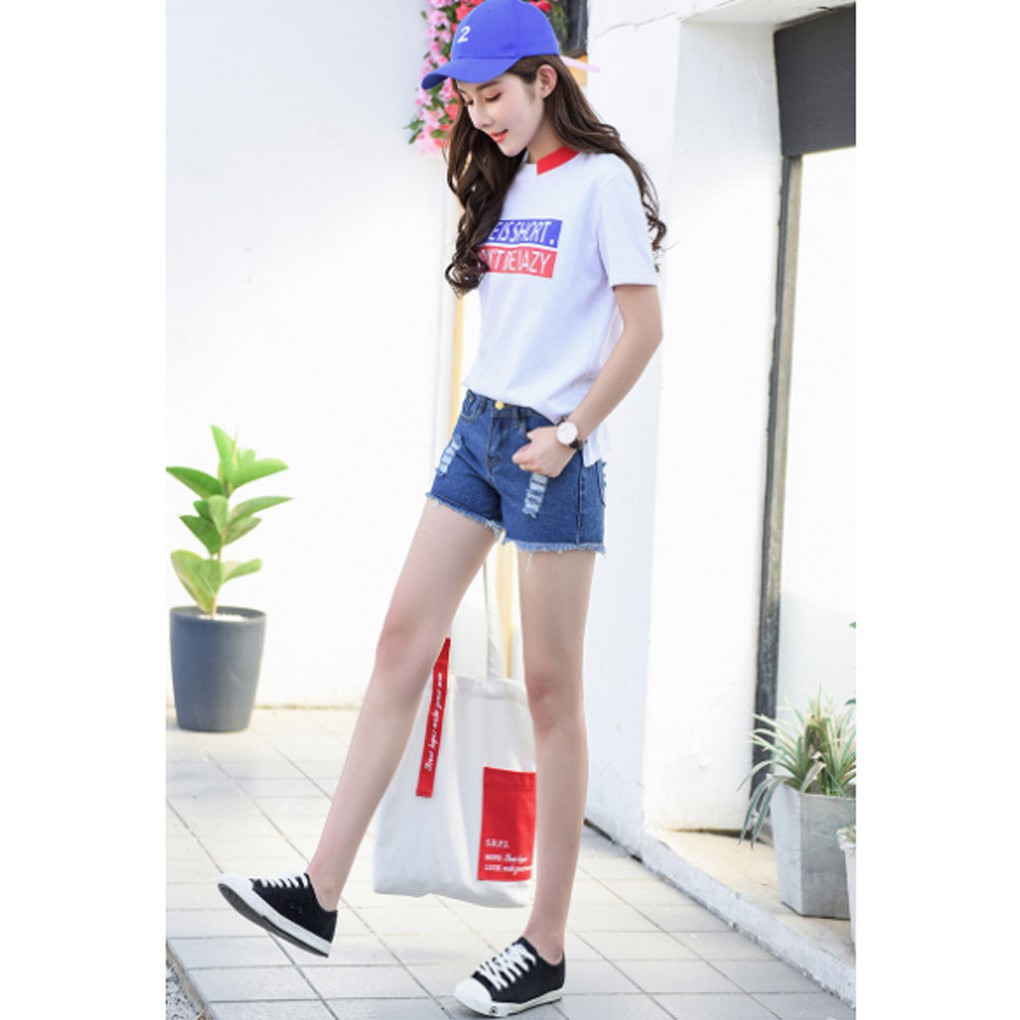 Quần short jean nữ xinh xắn - QS-011i