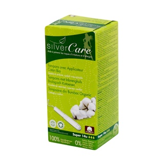 Tampon hữu cơ có cần đẩy Silvercare