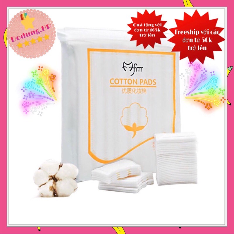 Bông tẩy trang cotton gói 222 miếng | BigBuy360 - bigbuy360.vn
