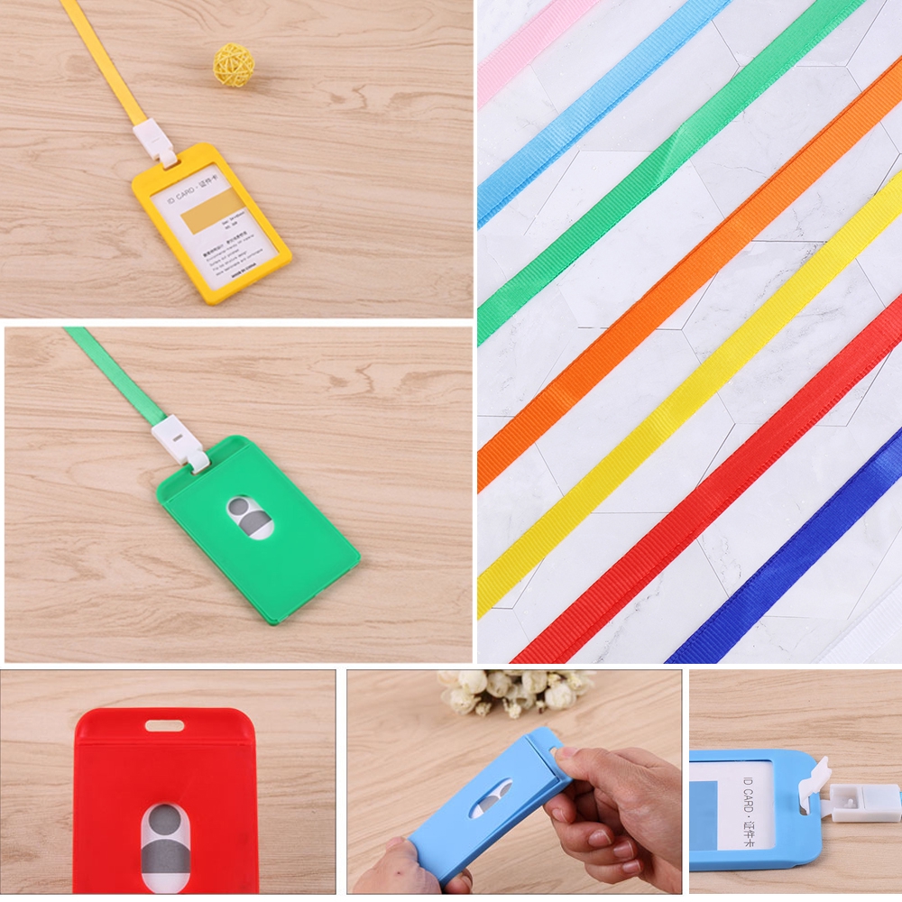 Dụng cụ đeo thẻ bằng silicone độ bền cao tiện dụng cho học sinh/nhân viên văn phòng