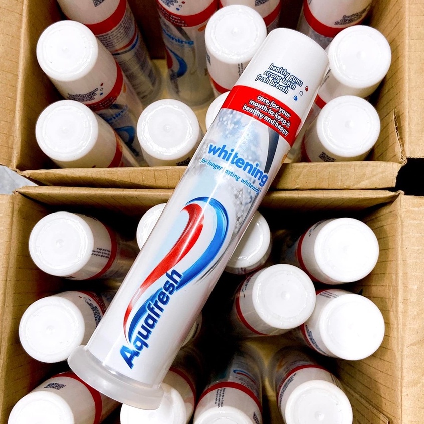 Kem Đánh Răng Aquafresh Fresh &amp; Minty 100ml  Trắng Sáng Và Thơm Mát