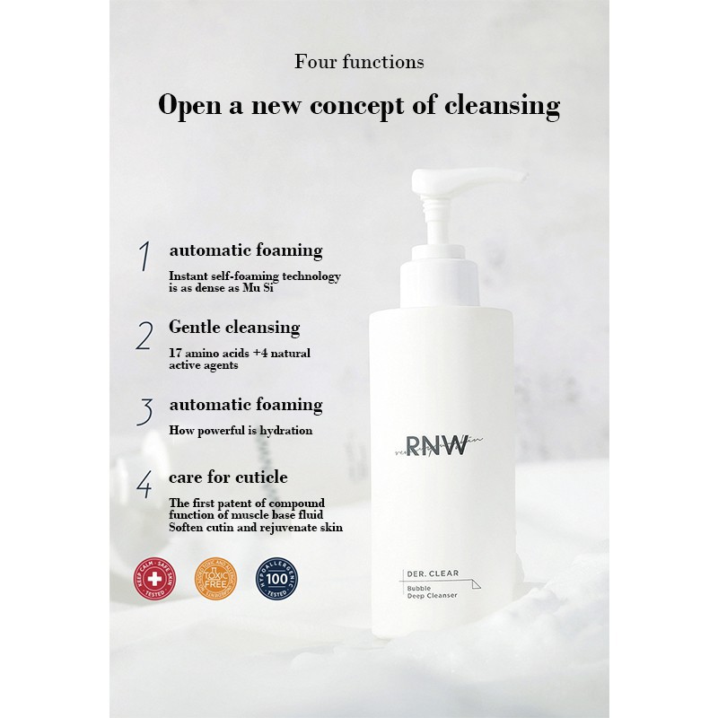 Sữa Rửa Mặt Làm Sạch Sâu Rnw 200g