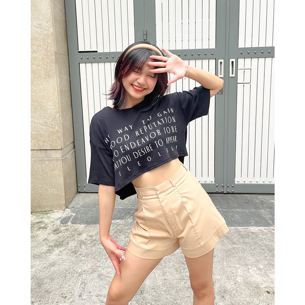 Quần short ống rộng Bitsy Miều Est.2013