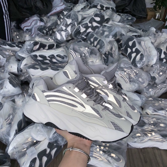 Giày thể thao ⚜️FREESHIP⚜️ Giày Sneakers Yz700 static Phản Quang - Giày thể thao nam nữ phong cách cá tính nổi bật