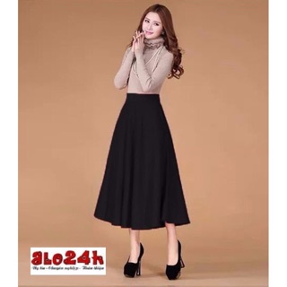 CHÂN VÁY XÒE FORM DÀI SANG TRỌNG