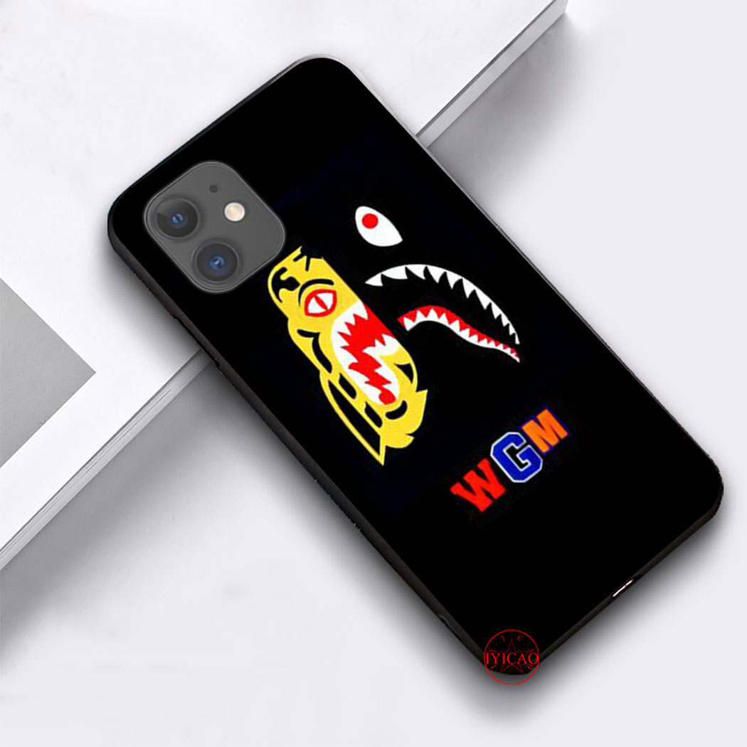 BAPE Ốp Lưng Mềm Bảo Vệ Cao Cấp Cho Iphone 5 5s 6 6s 7 8 Plus X Xr Xs Max Se 2020