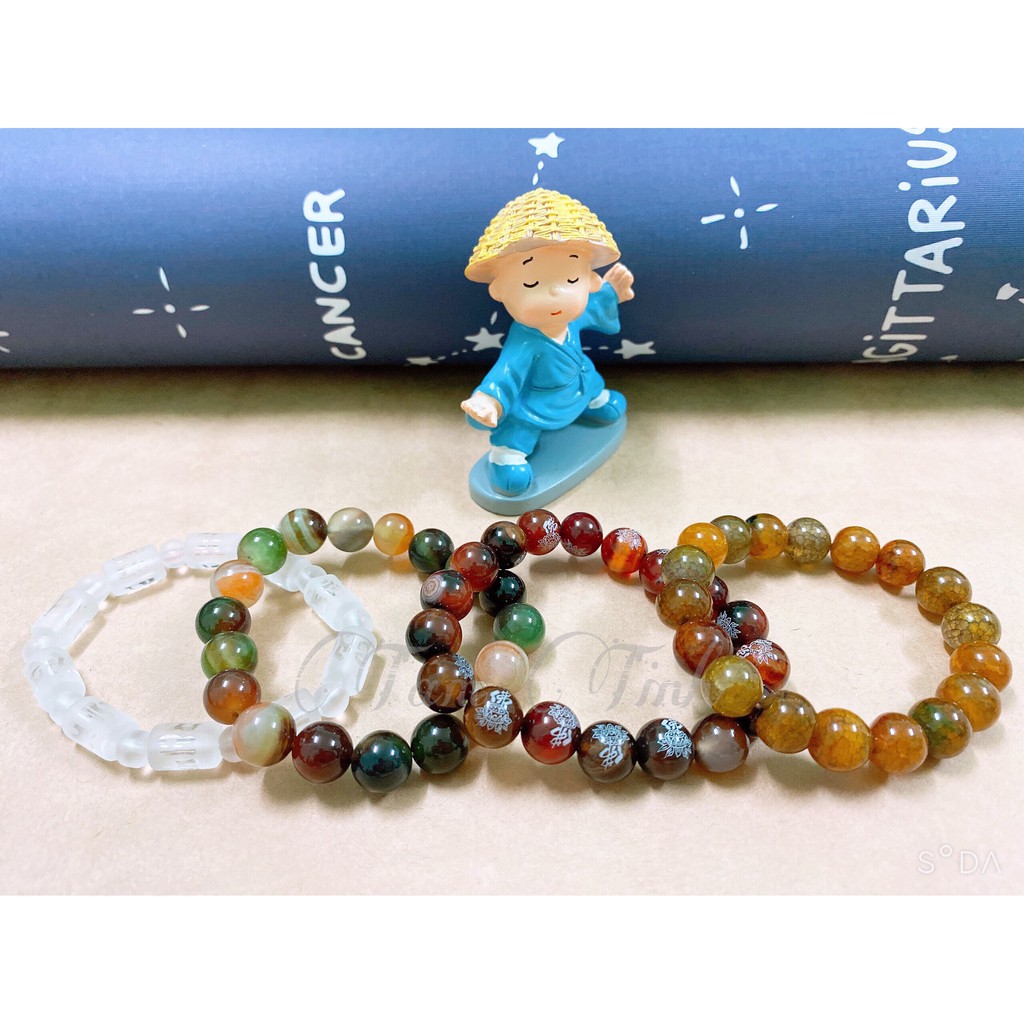 Vòng Tay Phong Thủy Chuỗi Đá Phật Giáo