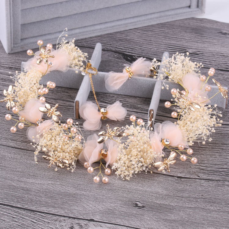 Combo Cài Tóc Hoa Đính Kèm Nơ CỰC XINH MS: CA22 - Hưng Long PC