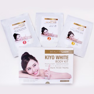 Bộ Tắm Trắng Toàn Thân Kiyo White Body Kit Beauty Lady 150ml