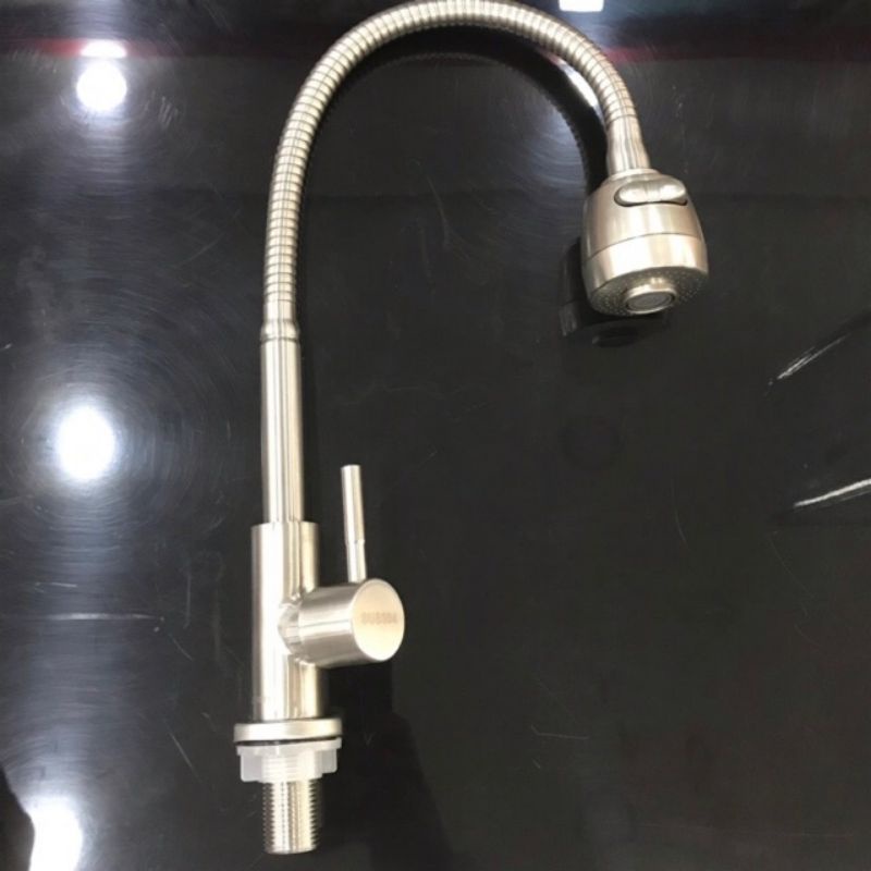 NGỔNG LẠNH MỀM INOX 304 KÈM DÂY CẤP