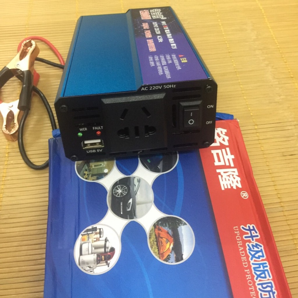 BỘ CHUYỂN ĐỔI NGUỒN ĐIỆN TỪ 12V SANG 220V, CÔNG SUẤT 1200W, ĐA NĂNG TIỆN DỤNG