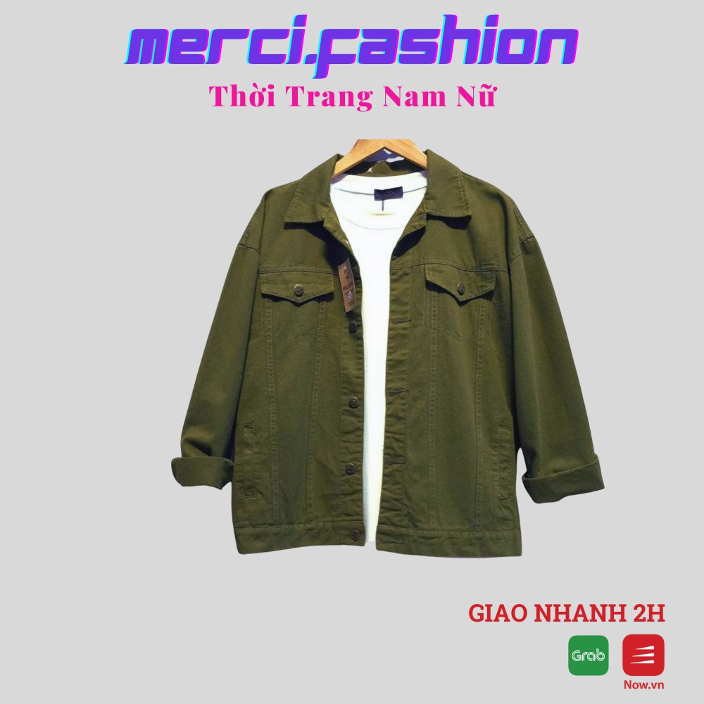🌟HCM🌟🌺🌺️⚡ Áo Khoác Kaki Dành Cho Nam Nữ Siêu Hot Năm 2020 QL01 Vivian2000
