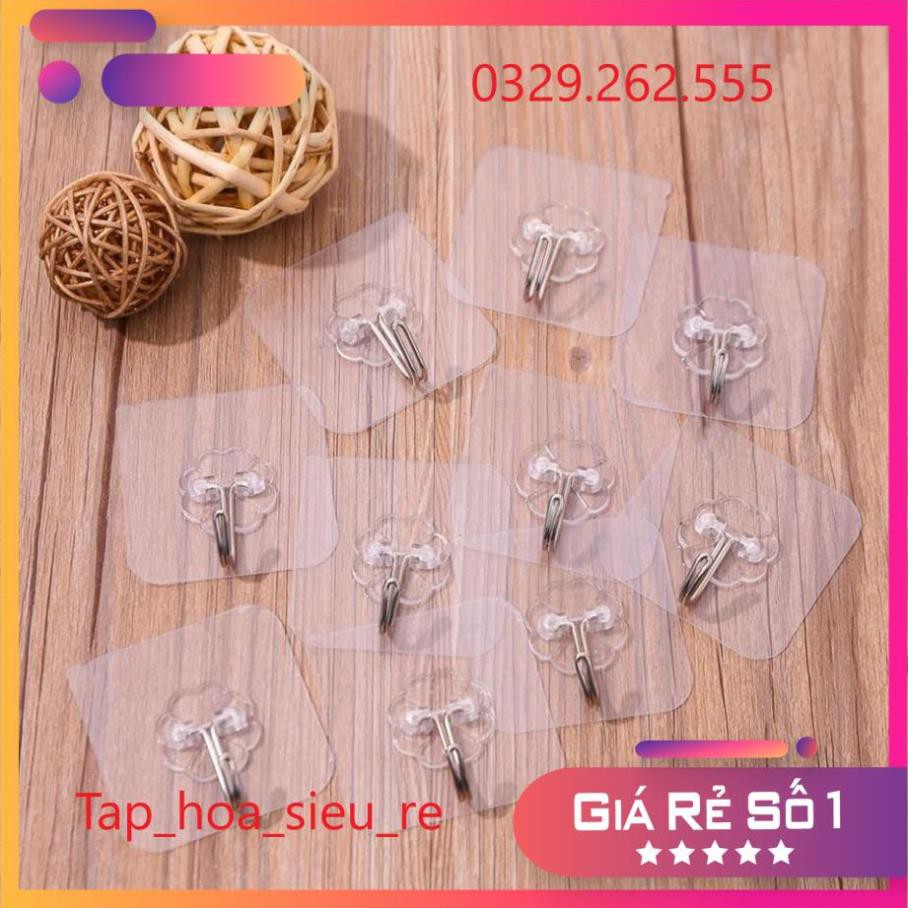 (Rẻ Vô địch) Sỉ 50 móc dính tường trong suốt hàng loại 1 siêu chắc