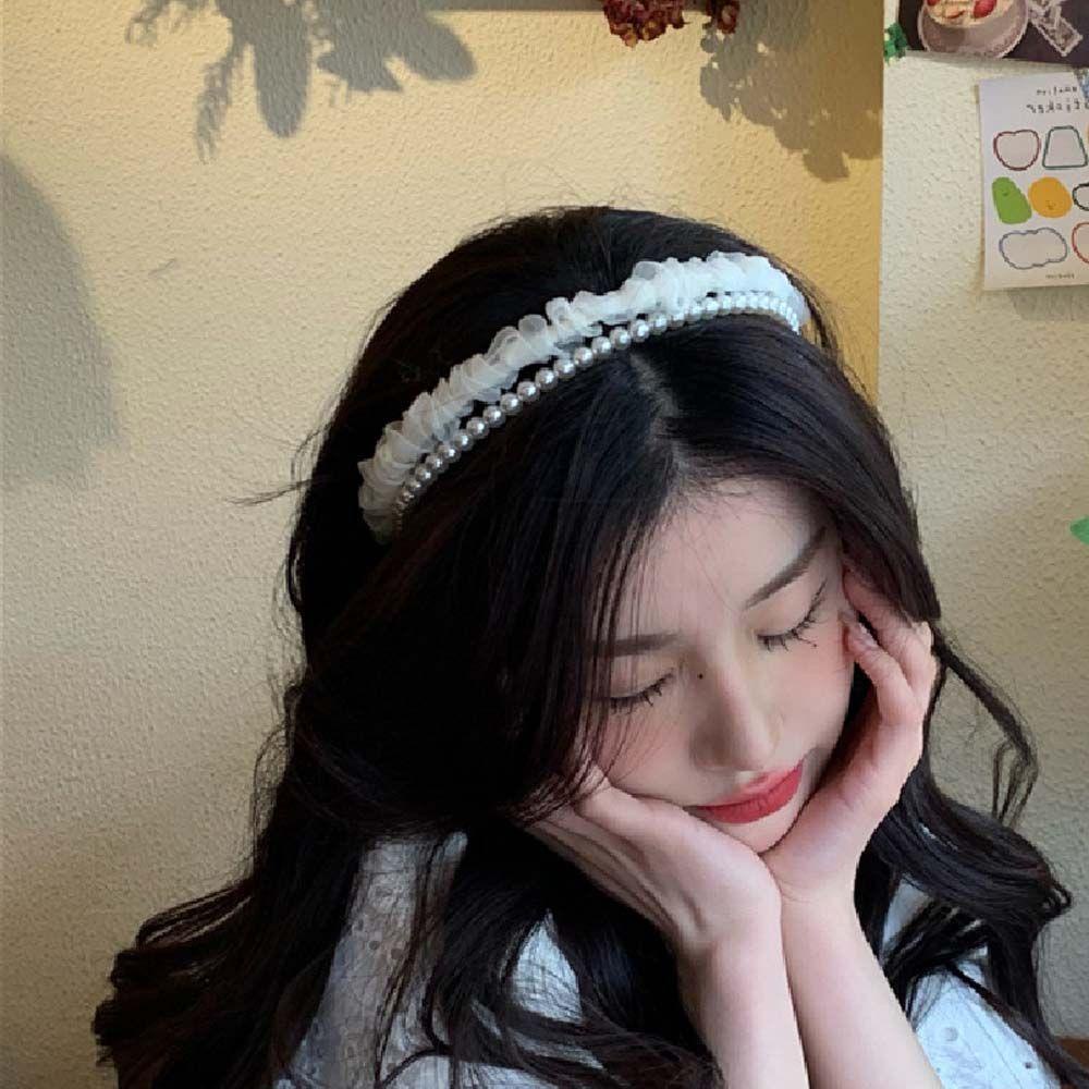 Băng Đô Cài Tóc Công Chúa Chống Trượt Hàn Quốc WMES15H Cho Nữ