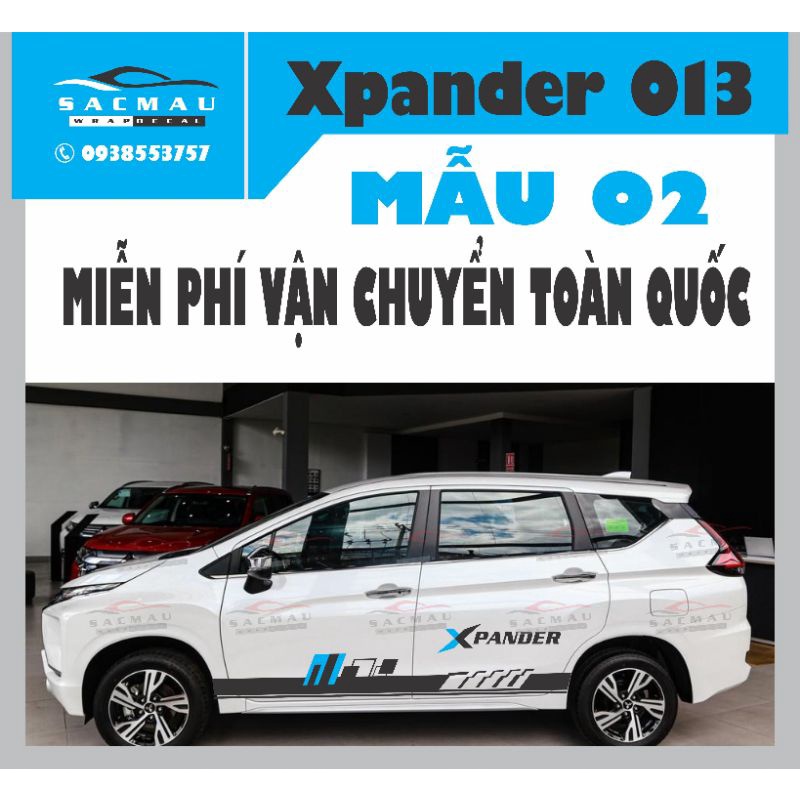 Tem dán ô tô xpander 013