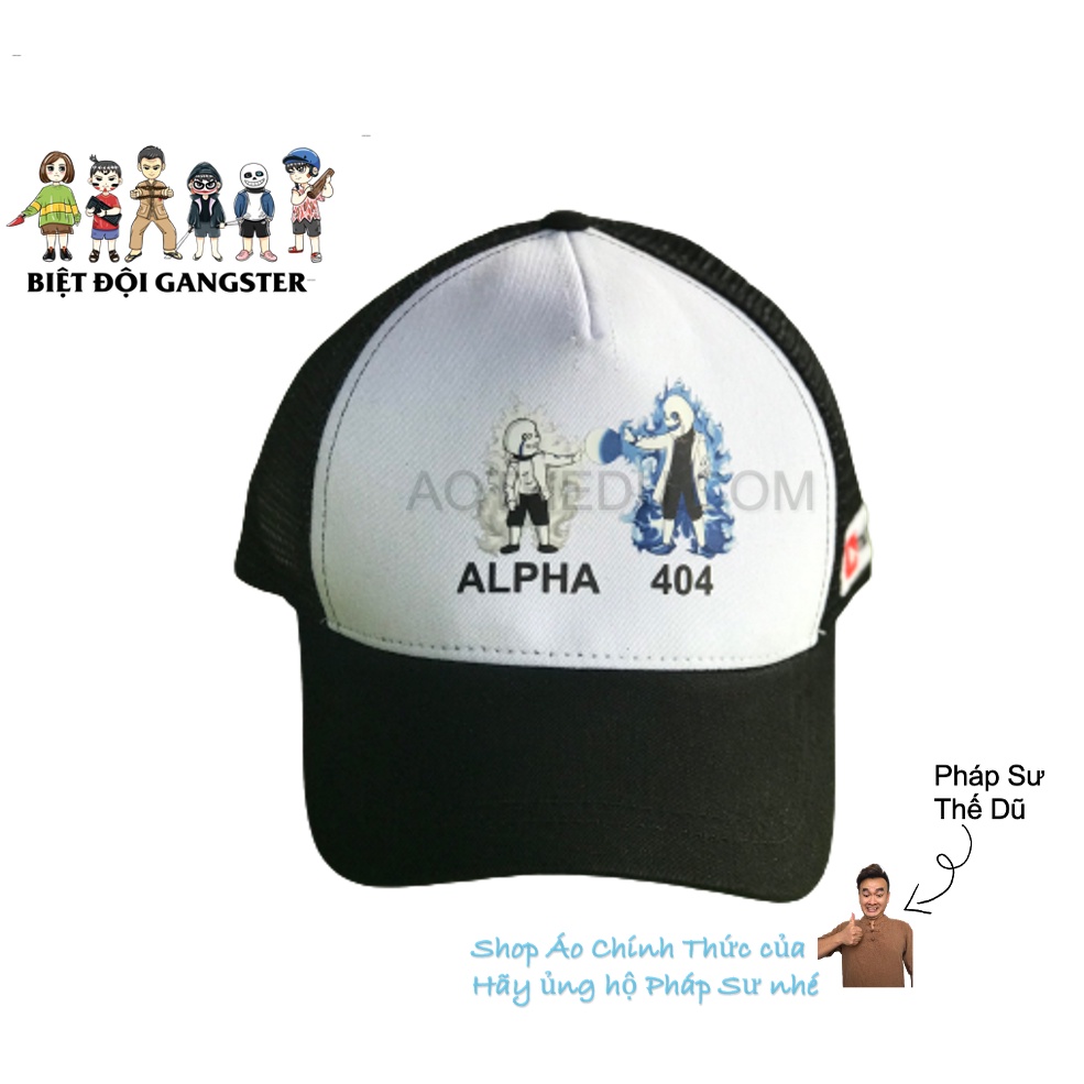 Nón (Mũ)  ANH EM ALPHA 404 - Pháp Sư Gangster - Shop Áo Thế Dũ chính thức