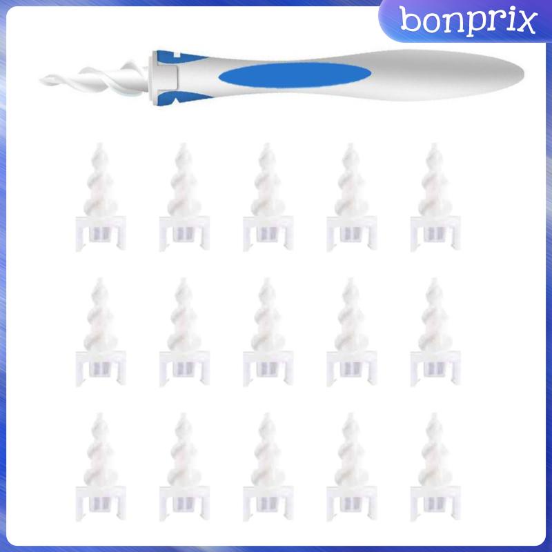 Bộ Dụng Cụ Lấy Ráy Tai Mềm Mại Linh Hoạt Kèm 16 Đầu Thay Thế Tiện Dụng