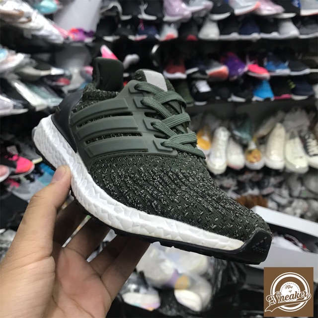 Giày HOT Giầy sneaker thể thao ULTRA BOOST 4.0 xanh rêu thời trang cá tính nam, nữ 2020 x '\