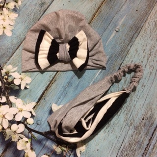 Set turban mẹ bé ct