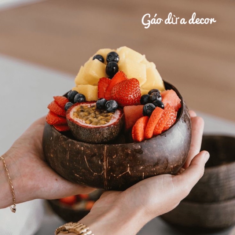 Combo Gáo Dừa/ Thìa Gỗ/ Decor Food/ Mask Bột/ Ủ Trắng