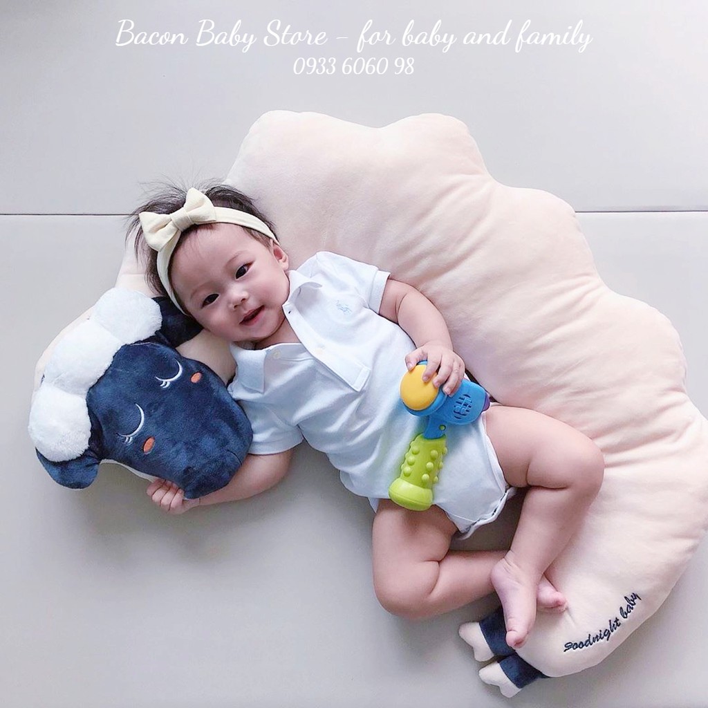 Gối Cừu Đa Năng Chữ C Goodnight Baby Ellusben Hàn Quốc