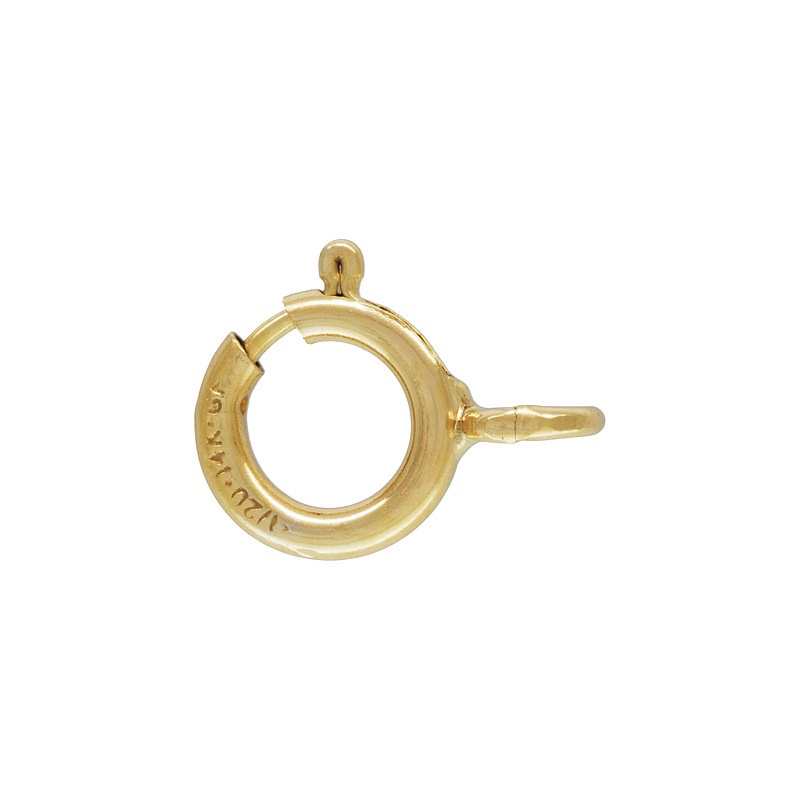 Set 2 Ổ Khóa 14K Màu Vàng Đồng Chuyên Dụng Cho Làm Vòng Cổ/Vòng Tay