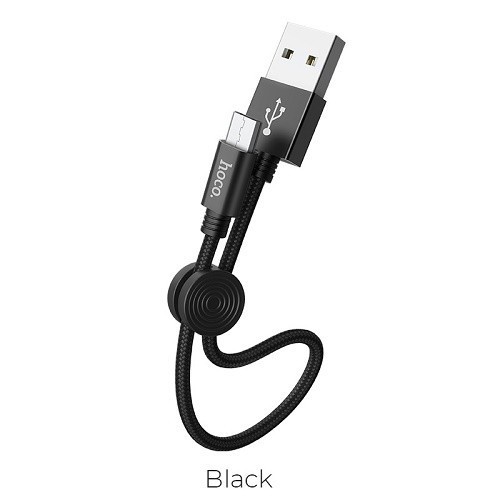 Cáp Sạc MICRO USB Hoco X35 Dài 25CM Dây Dù Cho Android - BH 12 Tháng 1 đổi 1  - Hoàng Yến Computer
