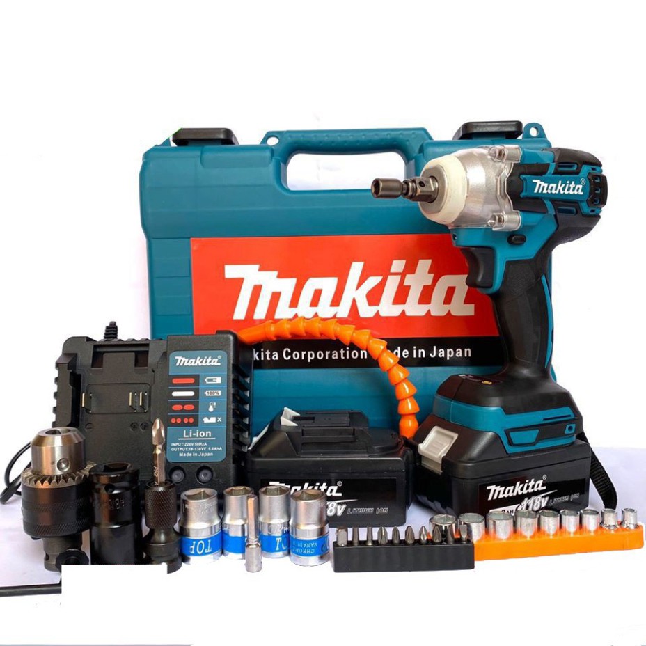 MÁY SIẾT BULONG MAKITA 118V TẶNG BỘ PHỤ KIỆN