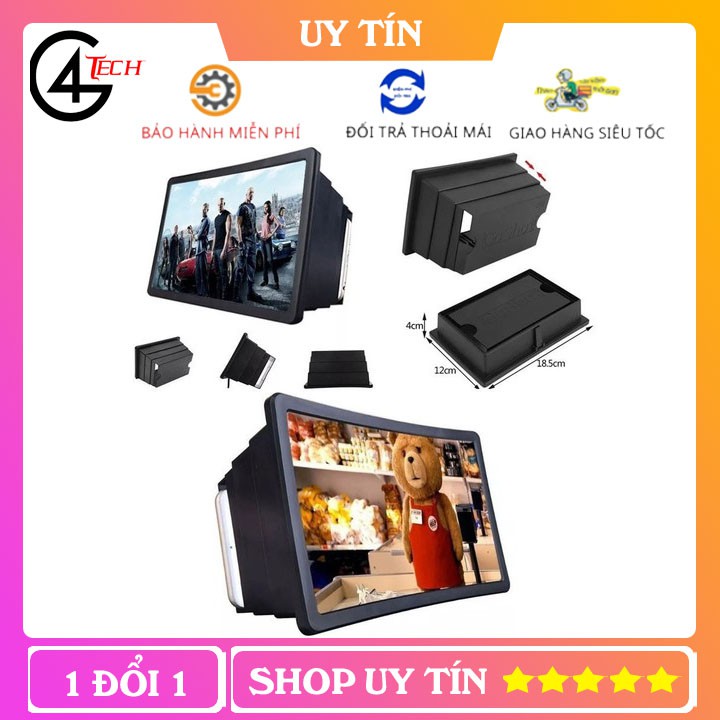 Hộp Kính 3D Phóng To Màn Hình Điện Thoại Smartphone F2 Thông Minh - Màn Hình Phóng Đại 3D