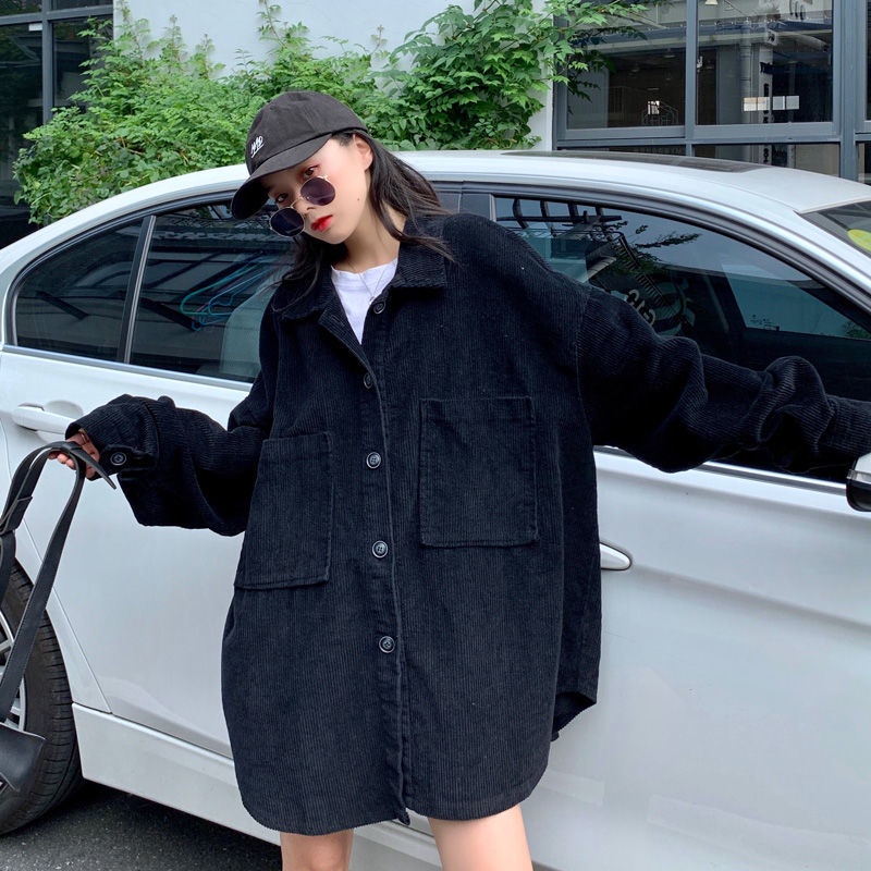 【Yuki】Áo sơ mi fom rộng có túi trước ngực siêu phong cách | BigBuy360 - bigbuy360.vn