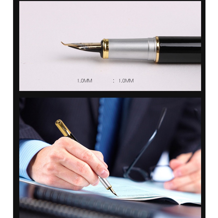 Bút máy thư pháp, Bút sắt ngòi cong dùng luyện thư pháp, tập viết tiếng trung