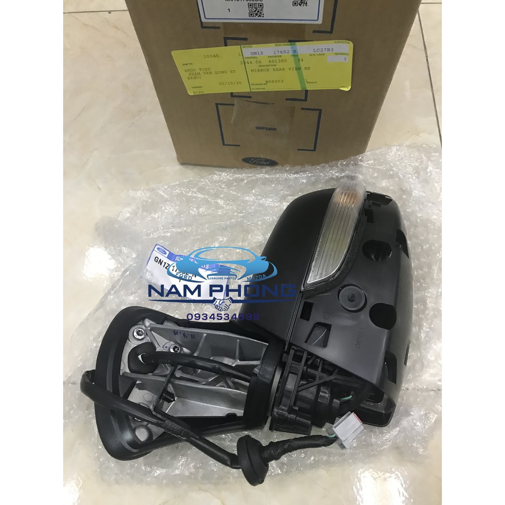 Gương Ecosports 18 LH RH Gập Điện có vạch đèn soi chân gương - GN1Z17683N / GN1Z17682N
