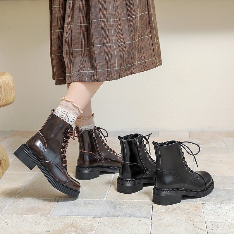 Mocha boots - Boots da bò nữ